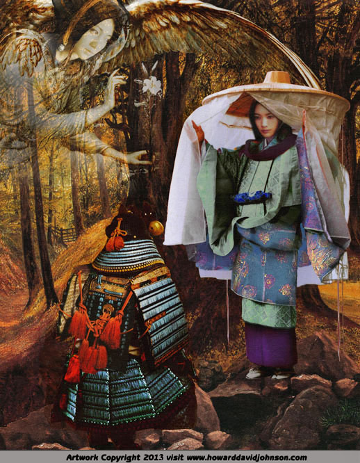 tengu myth legend fantasy art japanese samurai